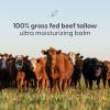 image100 Grass Fed Beef Tallow for Skin Body and Face  Moisturizing Honey Balm Scented with Cinnamon Rosemary Peppermint and Clove Bud Essential Oils  Suitable For Dry ampamp Irritated Skin 2 oz 57gUnscented