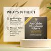 imageLavender Sensual Massage Oil with Collagen and Stem Cells Skin Tightening Therapy for Bum Thighs and Belly FastAbsorbing Cellulite Oil 8 fl oz by M3 NaturalsAnti Cellulite Oil and Lymphatic Drainage Massager Kit