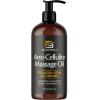 imageLavender Sensual Massage Oil with Collagen and Stem Cells Skin Tightening Therapy for Bum Thighs and Belly FastAbsorbing Cellulite Oil 8 fl oz by M3 NaturalsAntiCellulite Oil  Brush Kit