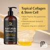 imageLavender Sensual Massage Oil with Collagen and Stem Cells Skin Tightening Therapy for Bum Thighs and Belly FastAbsorbing Cellulite Oil 8 fl oz by M3 NaturalsAntiCellulite Oil 16oz Pack of 1