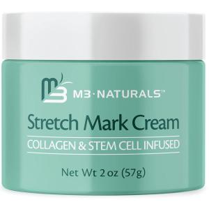 imageStretch Mark Cream Infused with Collagen ampamp Stem Cell Maternity Skincare Oil Removes Stretch Mark Prevention ampamp Scar Remover Lotion Green Tea Extract ampamp Raspberry Ketones 2oz by M3 Naturals