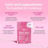 imageM3 Naturals Boric Acid Vaginal Suppositories for Women  600 mg  Supports Vaginal Freshness amp pH Balance  Vegan NonGMO  30 Count