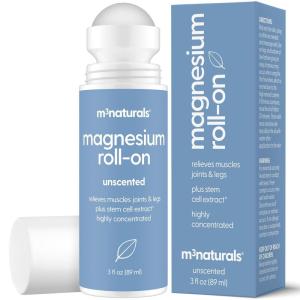 imageMagnesium Lotion for Kids amp Babies with Sensitive Skin  Unscented Formula Soothes Tired Legs Supports Restful Nights Sleep Moisturizes amp Hydrates Skin 8 fl oz 237 mL by M3Magnesium Roll On