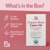 image:imageOrganic Cold Pressed Castor Oil RollOn Nourishing Treatment HexaneFree USDA Organic Idea for Hair Skin amp Brows  MessFree Applicator 3 fl 0z 89 mL by M3Black Castor Oil Kit 4 fl oz