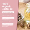 image:imageOrganic Cold Pressed Castor Oil RollOn Nourishing Treatment HexaneFree USDA Organic Idea for Hair Skin amp Brows  MessFree Applicator 3 fl 0z 89 mL by M3Castor Oil RollOn 3 fl oz