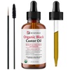 image:imageOrganic Cold Pressed Castor Oil RollOn Nourishing Treatment HexaneFree USDA Organic Idea for Hair Skin amp Brows  MessFree Applicator 3 fl 0z 89 mL by M3Black Castor Oil Kit 4 fl oz