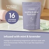 image:imageSoothe amp Relax Foot Soak 16 oz  Relaxing Magnesium Sea Salt Bath for Overworked Dry Feet amp Stubborn Calluses  Helps Deodorize  Scented with Lavender Lemon amp Tea Tree Essential Oils  by M3Lavender  Lemon  Tea Tree Soothe  Relax Foot Soak