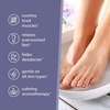 image:imageSoothe amp Relax Foot Soak 16 oz  Relaxing Magnesium Sea Salt Bath for Overworked Dry Feet amp Stubborn Calluses  Helps Deodorize  Scented with Lavender Lemon amp Tea Tree Essential Oils  by M3Lavender  Lemon  Tea Tree Soothe  Relax Foot Soak
