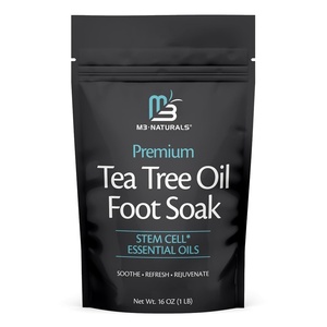 image:imageSoothe amp Relax Foot Soak 16 oz  Relaxing Magnesium Sea Salt Bath for Overworked Dry Feet amp Stubborn Calluses  Helps Deodorize  Scented with Lavender Lemon amp Tea Tree Essential Oils  by M3Tea Tree  Coconut  Lavender