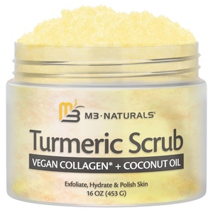 image:imageAntiCellulite Body Scrub for Skin Tightening Firming Moisturizing amp Smoothing Exfoliating Formula for Legs Glutes Hands amp Feet with Stem Cells Collagen Coconut amp Jojoba Oil 16oz  M3Turmeric Scrub 16oz