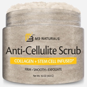image:imageAntiCellulite Body Scrub for Skin Tightening Firming Moisturizing amp Smoothing Exfoliating Formula for Legs Glutes Hands amp Feet with Stem Cells Collagen Coconut amp Jojoba Oil 16oz  M3Anti Cellulite Scrub