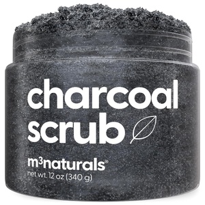 image:imageAntiCellulite Body Scrub for Skin Tightening Firming Moisturizing amp Smoothing Exfoliating Formula for Legs Glutes Hands amp Feet with Stem Cells Collagen Coconut amp Jojoba Oil 16oz  M3Charcoal 1 Pack
