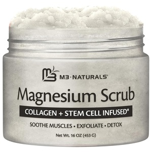 image:imageAntiCellulite Body Scrub for Skin Tightening Firming Moisturizing amp Smoothing Exfoliating Formula for Legs Glutes Hands amp Feet with Stem Cells Collagen Coconut amp Jojoba Oil 16oz  M3Magnesium Scrub